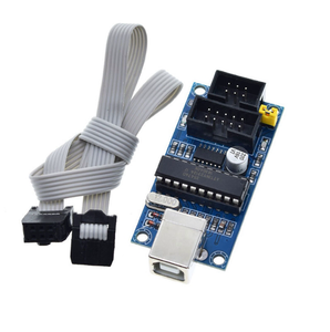 <strong>AVR</strong> MCU USBtinyISP with <strong>USB</strong> square Cable Download Cable <strong>USB</strong> Interface - Product Image 1