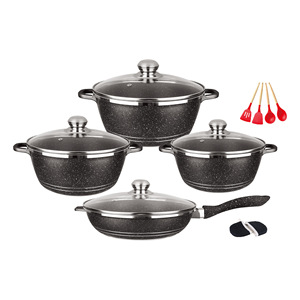 13pcs Marble Aluminum Non-Stick Kitchenware <strong>Set</strong> 20/24/28/<strong>Set</strong> Die-Casting Rice Soup &amp; Pot for Home Cooking - Product Image 6