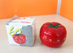Modern Round Mechanical <strong>Countdown</strong> <strong>Timer</strong> Kitchen Baking Alarm <strong>Clock</strong> With Tomato Reminder for Students Cooking Battery Powered - Product Image 4