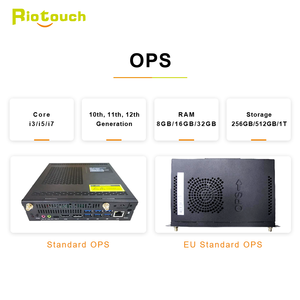 Riotouch I3/I5/I7 CPU Mini Ops Módulo Industrial Embedded Computer Ops para Panel interactivo OPS mini pc