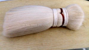 在庫Hair Extensions Goat髪ヤクの尾毛ストレートタイプ