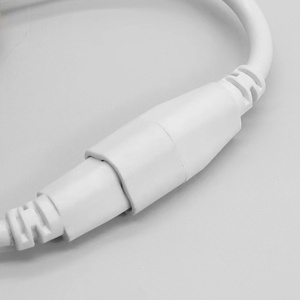 T8 T5หลอดไฟ LED รองรับสายเชื่อมต่อหางปลั๊กสายไฟ8.5มม. ระยะห่าง2คอร์0.5 Mm2 T8พีวีซีตัวผู้ปลั๊ก DC IEC - Product Image 3