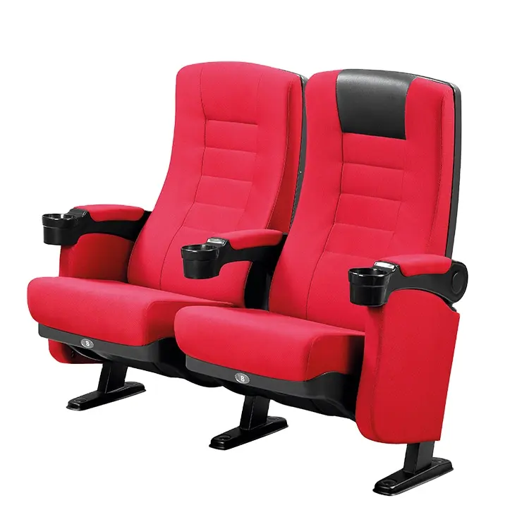 Muebles de cine plegables, sillas modernas usadas para salón de películas
