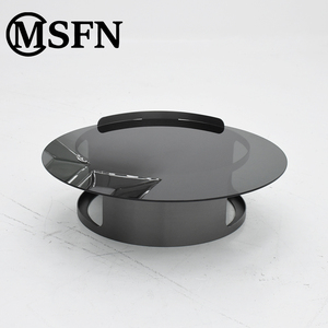 Modern Minimalist sanatsal vurgu merkezi masa fabrika doğrudan özelleştirilebilir cam Metal kahve veya ev kullanımı için çay masası - Product Image 4