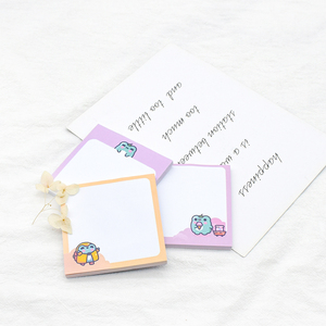 定制创意彩色打印纸记事本便签本彩色便签本 - Product Image 1