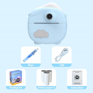 Kỹ thuật số ngay lập tức ảnh nhiệt máy in Selfie máy ảnh MP3 chức năng chiếu CMOS cảm biến hình ảnh SD trẻ em món quà giáng sinh - Product Image 3