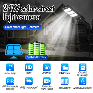 Gran oferta de fábrica, farola Solar de baja potencia con cámara de 3MP 4G, todo en uno de Radar Sensor, cámara CCTV de seguridad con Panel Led - Product Image 4