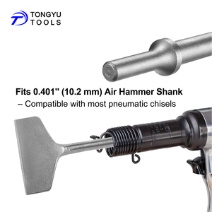 Khí nén búa đục-4 "lưỡi rộng, 0.401" Chân, một mảnh công cụ giả mạo cho gạch thinset keo dính & loại bỏ vữa - Product Image 6