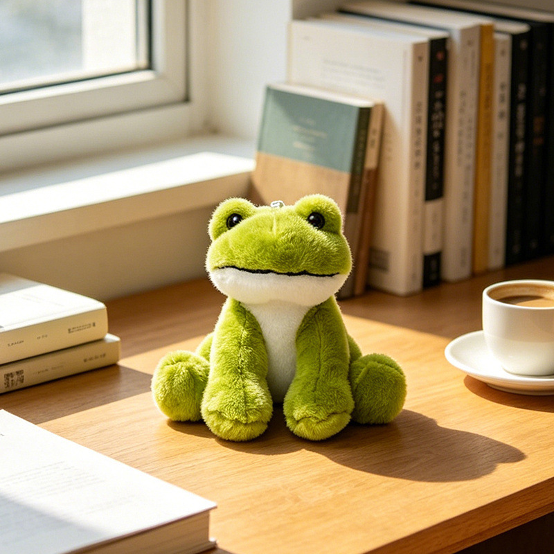 Figurine de grenouille assise de 6 pouces