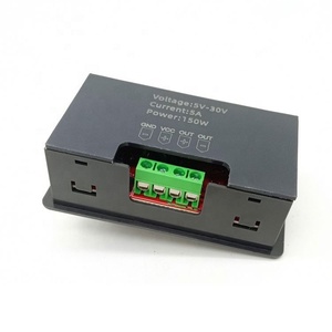 Controlador DE VELOCIDAD DE CC, pantalla digital, 5V-30V, interruptor de control de velocidad del motor de reducción, PWM, panel de control de velocidad sin electrodos - Product Image 4