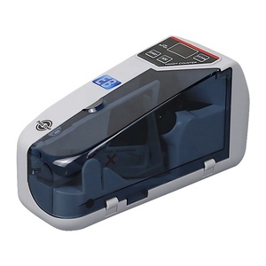 Contador de billetes compacto de la máquina de conteo de billetes de euro USD para todos los países Detector de moneda UV profesional - Product Image 4