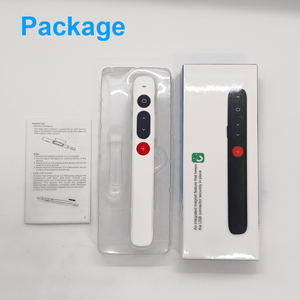 2024 di vendita calda USB presentatore Wireless a distanza presentazione PPT presentatore con puntatore Laser presentatore rosso clicker remoto - Product Image 6