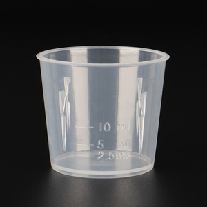 Transparent 10ml Plastic pp Medicine Measuring <strong>Cup</strong> with <strong>2</strong>.5ml Graduated - Product Image 1