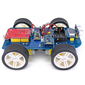 Kit Easy Plug per auto SMART con controllo seriale OPEN-Smart 4WD con Tutorial per Arduino UNO R3