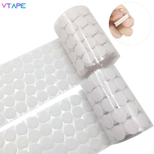Círculos adhesivos multifuncionales de puntos de gancho y bucle autoadhesivos blancos de alta resistencia de 20mm con cierre de gancho y bucle - Product Image 1