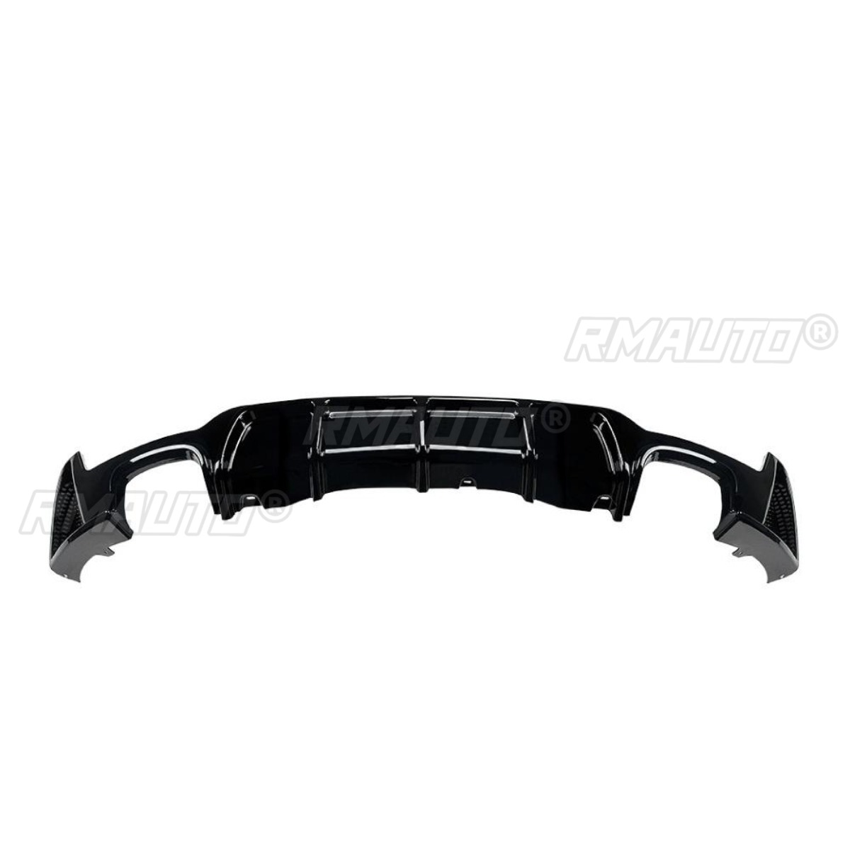 Bilateral dual exit without light Gloss Black