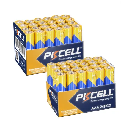 핫 세일 PKCELL 브랜드 1.5v r03p aaaa um4 건조 배터리 공장 가격 r03p 중장비 배터리 15v aaa 더 나은 r03 um4 배터리