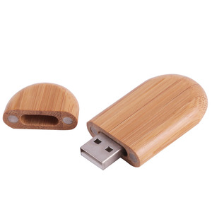 可定制16gb 32gb 64GB竹枫木USB 2.0闪存芯片卡环保，可定制徽标 - Product Image 2