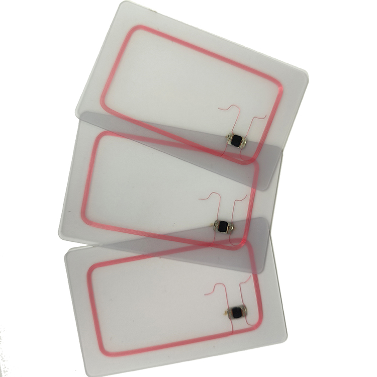 Custom Printed Clear Plastic Pvc Blank Transparent Business Rfid Card With Nfc Chip