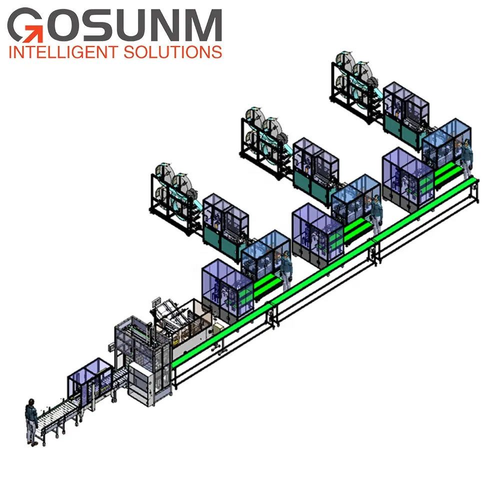 Yeni ürün kravat yüz maskesi makinesi otomatik koleksiyonu kravat maskesi makinesi kutu paketleme hattı
