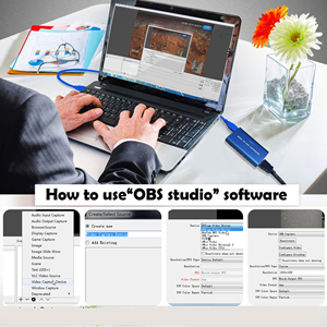 Haiwei USB2.0/ 3.0 <strong>HDMI</strong> 4K30Hz Video Capture <strong>HDMI</strong> to USB Video Capture Card Game Streaming Live Stream Broadcast with MIC <strong>Input</strong> - Product Image 5