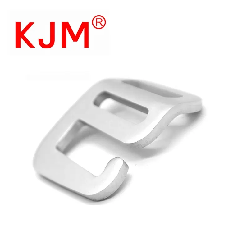 KJM Rucksack Gurtband Zubehör Schnalle 20mm 25mm Aluminium Flache Gebogene Metall G Haken