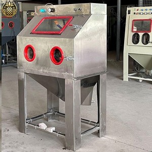 Islak kumlama makinesi-tozsuz manuel ıslak kum kumlama kabini su buharı ile - Product Image 2