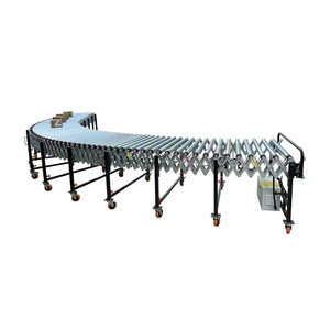 Hot Sales Flexible Powered Roller Conveyor for 50kg Feed Bags Boxes <strong>Container</strong> <strong>Loading</strong> <strong>and</strong> <strong>Unloading</strong> With Fast Speed. - Product Image 5