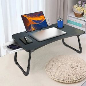 Escritorio plegable para ordenador, diseño colorido, mesa Simple plegable, cama de estudio moderna, escritorio, mesa para ordenador portátil para oficina en casa - Product Image 5