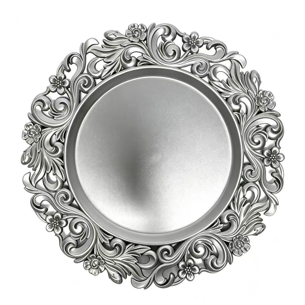 Matte silver