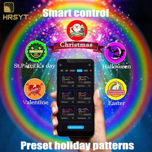 HRSYT piksel LED nokta ışık açık Arch çatı aydınlatma APP akıllı kontrol RGB/RGBW kalıcı tatil dekorasyon LED Soffit işıkları - Product Image 4