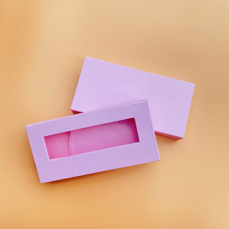 Light pink rectangular magnetic box