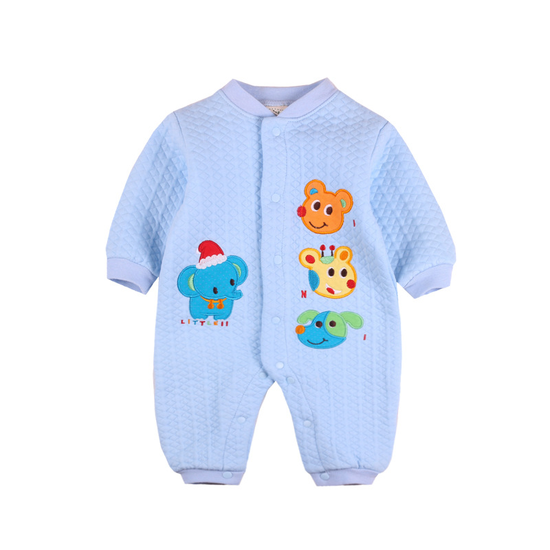 Coton bleu air éléphant