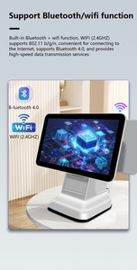 15,6 дюймов Windows/Linux/Android N2840 WIFI Ethernet Bluetooth USB 1366*768 4 + 64G HD-MI POS все-в-одном Q6 со встроенным принтером - Product Image 6