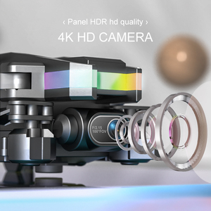 โดรนติดกล้องคู่4K HD A3 2.4G เฮลิคอปเตอร์บังคับวิทยุพับได้4CH FPV พร้อมระบบเลี่ยงสิ่งกีดขวาง Wi-Fi สำหรับผู้เริ่มต้นรีโมทคอนโทรล - Product Image 6