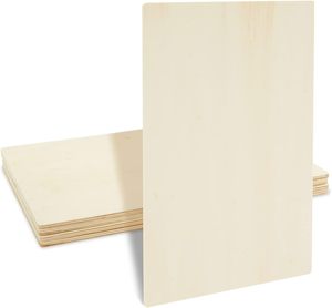 Незаконченные прямоугольные деревянные срезы для поделок - Product Image 4