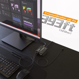 TESmart 120m KVM扩展器，通过带KVM键盘鼠标的UTP/FTP电缆，用于数据中心房间 - Product Image 5