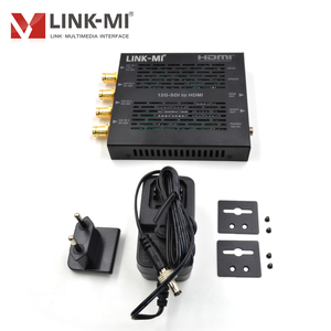 12G-SDI to <strong>HDMI</strong> Converter 4K60Hz, 18G, With Audio Extract to Analog <strong>Output</strong> DIP <strong>Switch</strong> Control 4ch 3G-SDI Converter