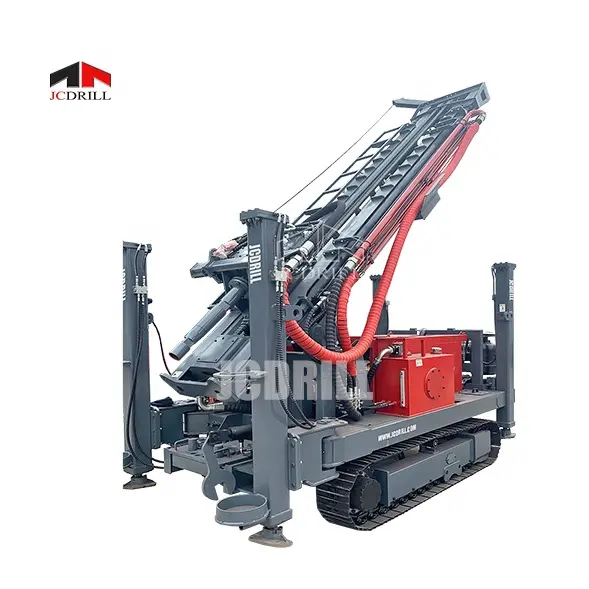 2022 JCDRILL portable rotating bore hole drill machine crawler drilling rig for water well