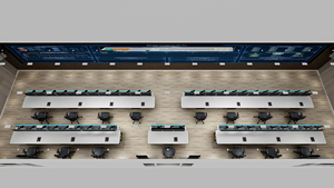 Kesino Control <strong>Center</strong> Console Smart City Central Dispatch Command <strong>Center</strong> Workstations air Traffic Operator Control Room Console - Product Image 6