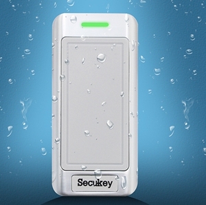 Impermeable IP66 13,56 MHz IC chip Mifare RFID lector de tarjetas control de acceso sin contacto Wiegand 34/58 sistema de control de acceso de seguridad
