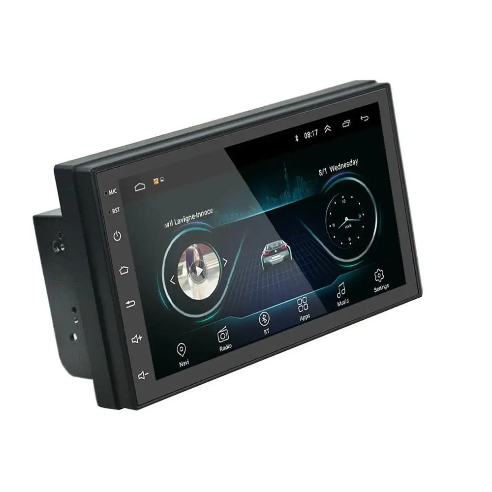 2 Din Android магнитола Autoradio 7 "2.5D сенсорный экран GPS навигация WIFI BT FM RDS для Toyota/Nissan/Универсальный