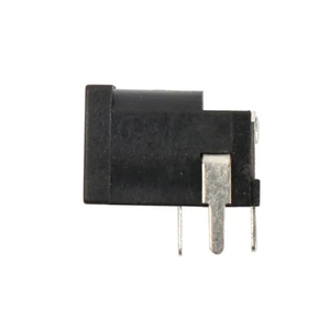 DC-002 3.5x1.3mm DC電源メスジャックコネクタDC002 3.5*1.3mm DCソケット3ピン直角PCBマウント端子ブラック - Product Image 2