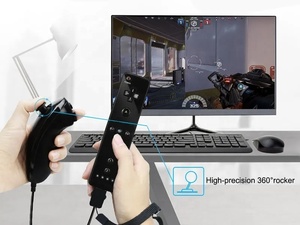 จอยสติ๊กแบบ2 In 1,เกมแพดรีโมตคอนโทรลไร้สายสำหรับเล่นเกม Nintend Wichuck สำหรับ Nintend Wiies - Product Image 3
