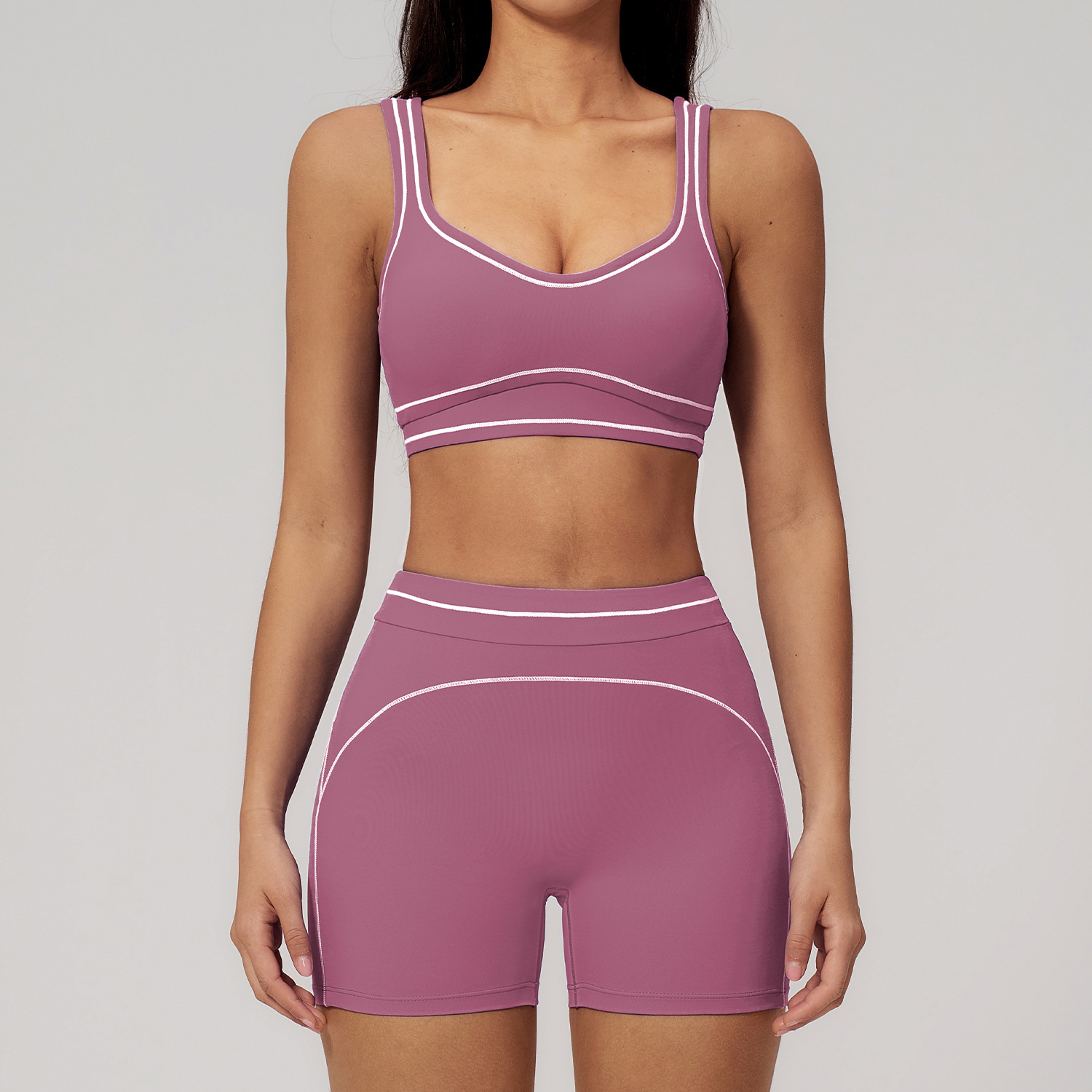 7028 Reggiseno 7028 Pantaloncini - Fig Purple
