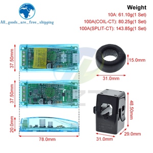 TZT AC Digital Multifunction Meter Watt Power Volt <strong>Amp</strong> TTL Current Test Module PZEM-004T With Coil 0-100A 80-260V AC For <strong>Arduino</strong> - Product Image 2