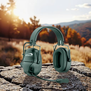 Factory Price Qualcomm ANC ENC Hearing Protection Retro Headband Headphones DB85 IPX-6 Waterproof BT 5.5 Pilot Truck Driver - Product Image 5