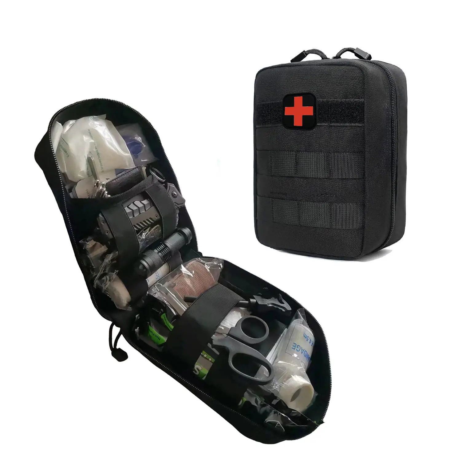 高品質の外傷バッグ緊急サバイバルキットIFAK屋外旅行キャンプハイキング用の戦術的な応急処置キット