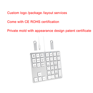 Office Financial Portable ABS 34 Keys Wired <strong>Numeric</strong> <strong>Keypad</strong> <strong>Number</strong> Pad <strong>Keyboard</strong> for Laptop Desktop - Product Image 6
