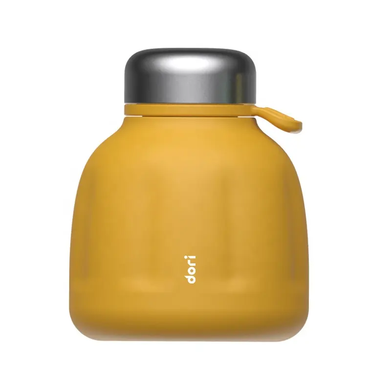 Groothandel 250Ml Leuke Draagbare 304 Rvs Insulated Vacuum Pompoen Vormige Buik Cup Kolf Thermos Fles Water Met Deksel